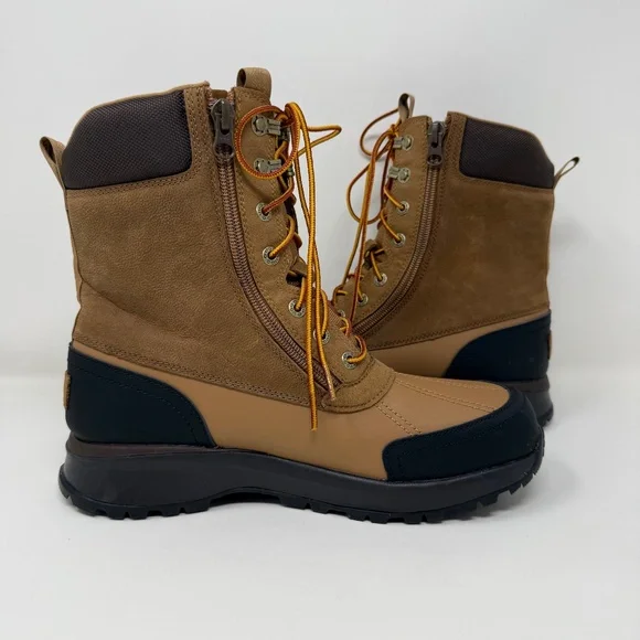 New UGG Men's Emmett Duck Boot Hi Chestnut Sz 9